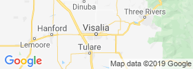 Visalia map